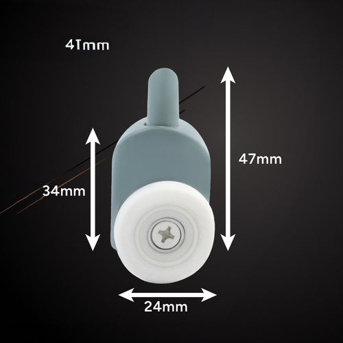 Set 8 Shower Cabin Rollers Zola Universal Lower Upper 24x47/24x34 Mm