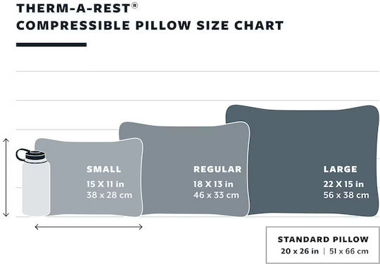 Thermarest Μαξιλαράκι Ταξιδίου Πολυεστερικό Μπεζ