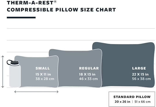 Thermarest Μαξιλαράκι Ταξιδίου Πολυεστερικό Μπεζ