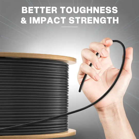 Elegoo Filament Pentru Imprimante 3D PLA 1.75mm Portocaliu 1kg 1 Bucată Bobină