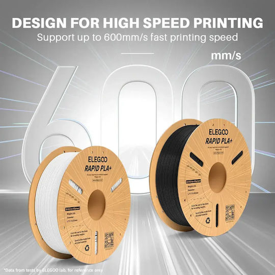 Elegoo PLA 3D Printer Filament 1.75mm Κόκκινο 1kg 1τμχ (Spool)
