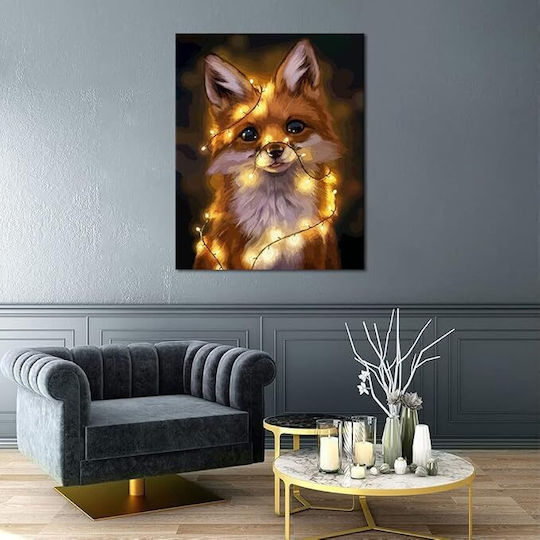 Mosaic Diamond Embroidery Zola Fox Design 30x40 Cm
