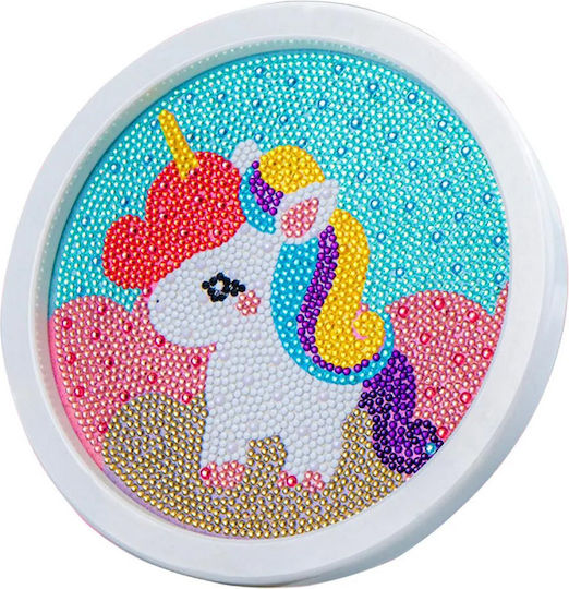 Rama Foto Mozaic Diamond Zola Rotund Design Unicorni 20 X 20 Cm
