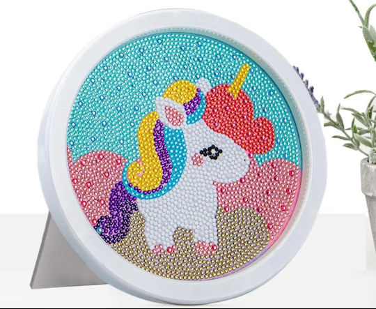 Rama Foto Mozaic Diamond Zola Rotund Design Unicorni 20 X 20 Cm