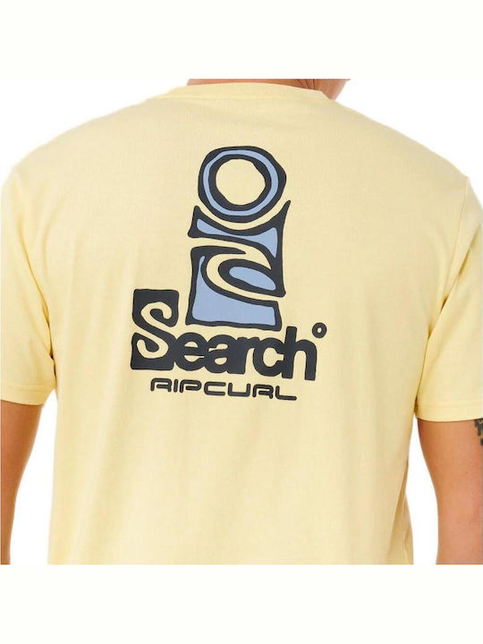 Herrenblusen T-Shirt Gelb