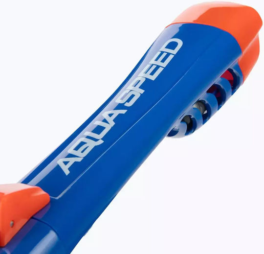 Aquaspeed Mască De Scufundare Din Silicon Față Întreagă Pentru Copii Albastră