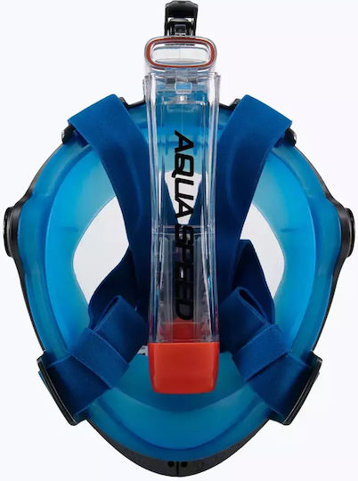 Aquaspeed Μάσκα Θαλάσσης Σιλικόνης Full Face Γκρι