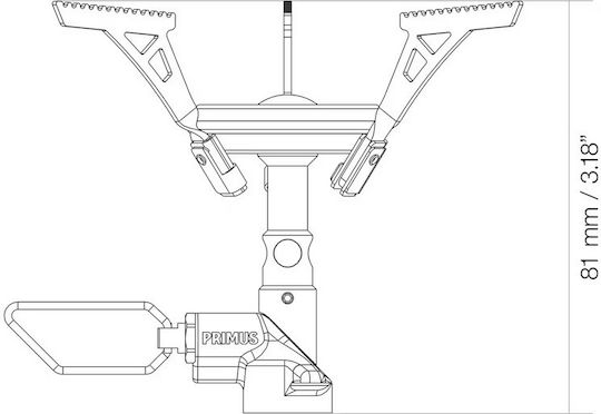 Primus Micron Iii Piezo Aragaz de Camping