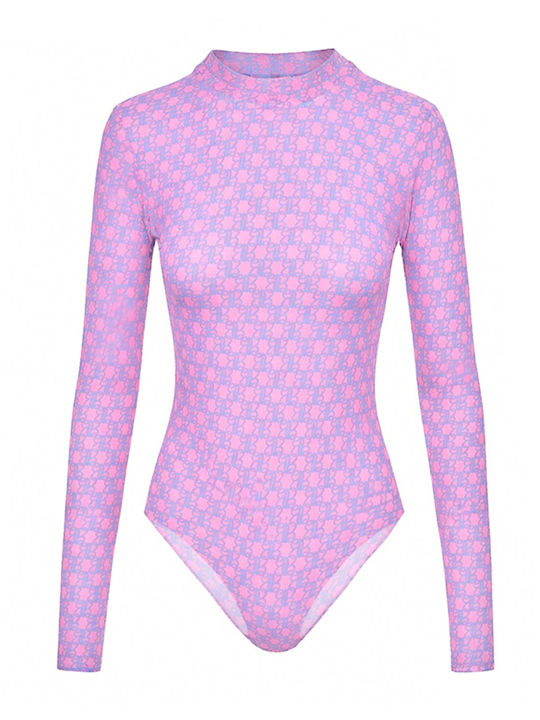 Project Soma Imagine Pink Bodysuit Ροζ Κορμάκι
