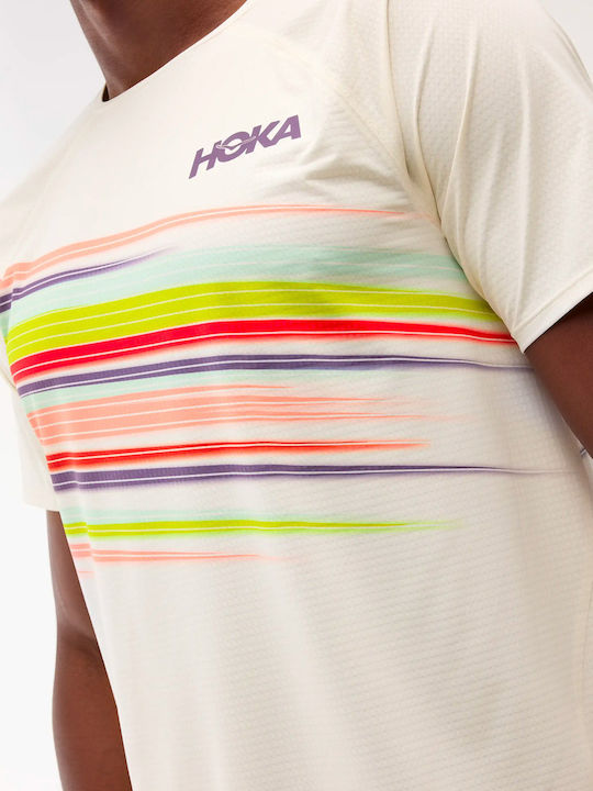 Sportliches Kurzarm-T-Shirt Beige