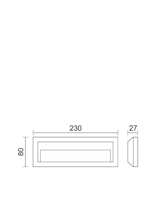 Spot Light Στεγανή Πλαφονιέρα LED 2W Spot Light Στεγανή Πλαφονιέρα LED 2W