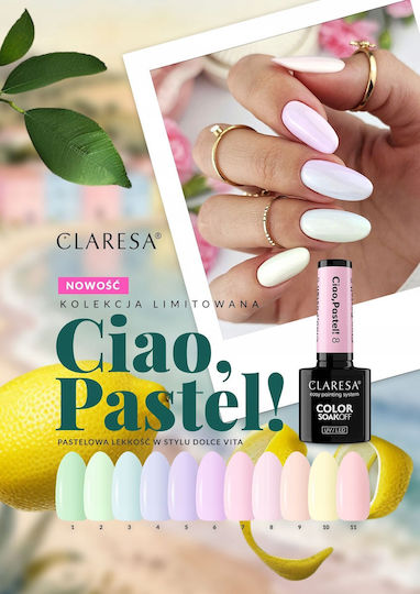 Claresa Ciao Pastel Gel Nail Polish Ciao Pastel