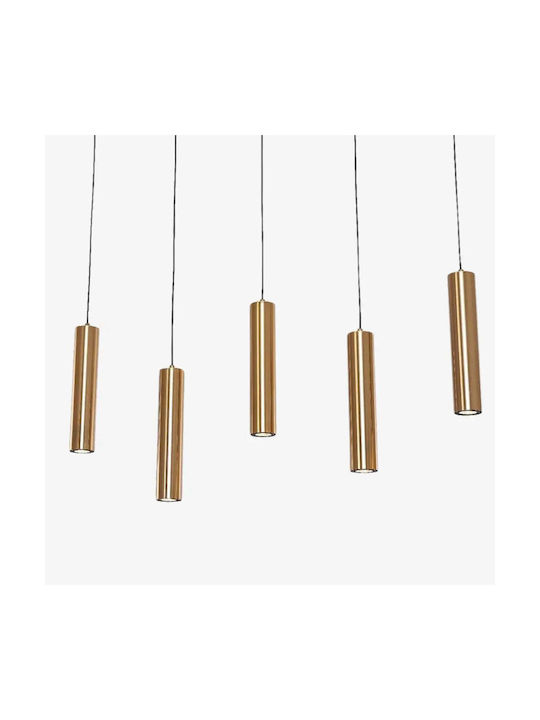 Phos & Gaia Adjustable Pendant Ceiling Light with GU10 Socket 20x100cm