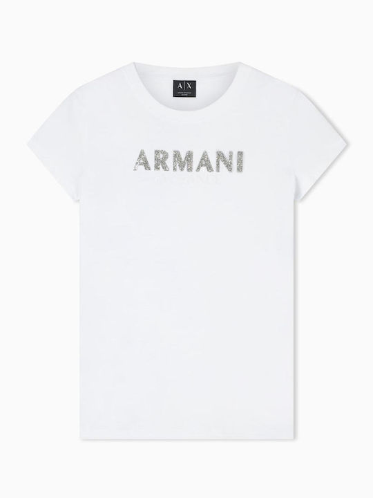 Armani Exchange Damen Bluse Weiß