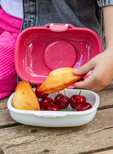 Monbento Пластмасова Детска Кутия За Храна 0.6 Литра Розова