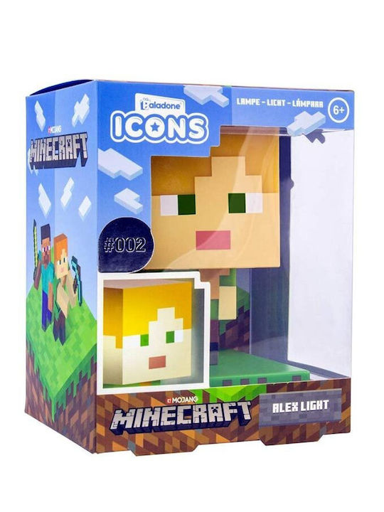 Handmade Scented Candle Boy Lamp Minecraft Alex 11cm