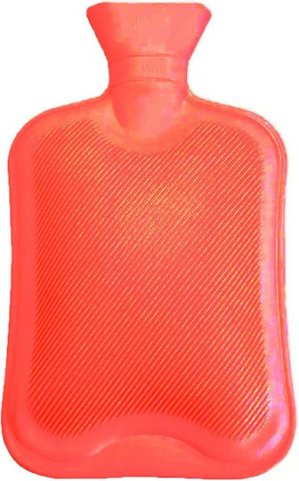 Wärmflasche in Roter Farbe Mit Bezug Allgemeine Verwendung 2000ml