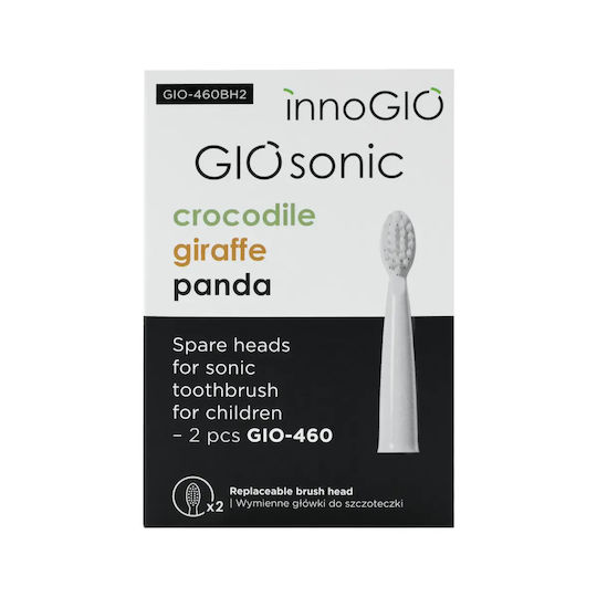 InnoGio Giosonic Kinder Elektrische Zahnbürste Ersatzköpfe 2 Stück