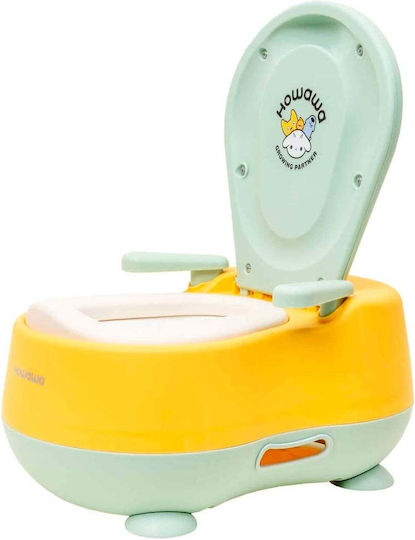 Töpfchen Toilette mit Deckel Grüne
