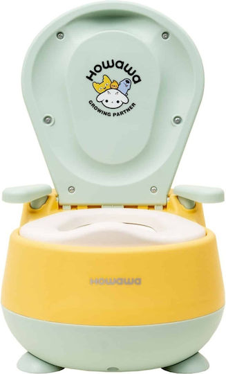 Töpfchen Toilette mit Deckel Grüne