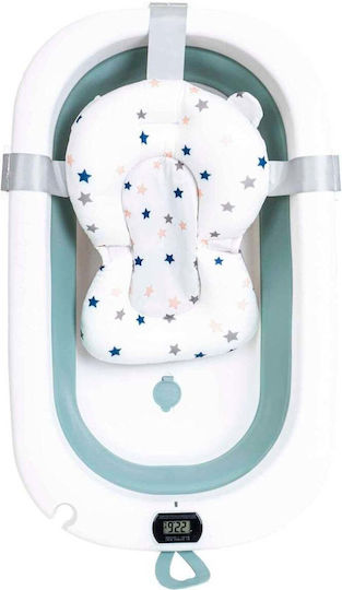 Klappbare Baby-Badewanne mit Thermometer Grüne