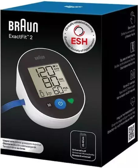 Braun Exactfit 2 Bua4050eu Апарат За Кръвно Налягане С Откриване На Аритмия