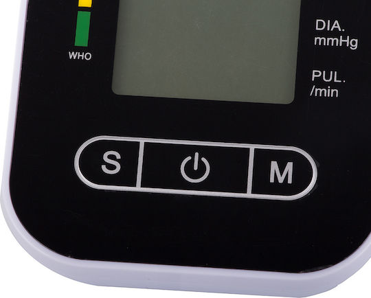 Tensiometru Electronic de Braț Zola Oprire Automată Operare Ușoară Ecran Lcd Bază Antiderapantă Alimentare cu Baterie și Usb-c 11.5 X 9.5 X 6 Cm Negru