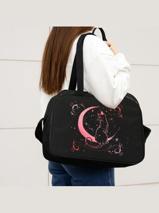 Kids Shoulder Bag Black 40x28x12cm