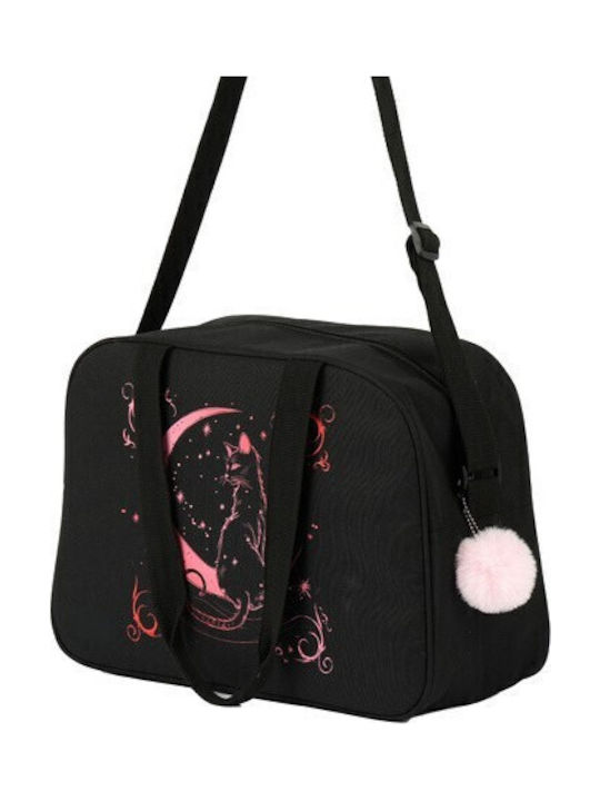 Kids Shoulder Bag Black 40x28x12cm