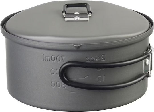 Esbit Aluminium Pot 1100 Ml Travel Cooking Pot