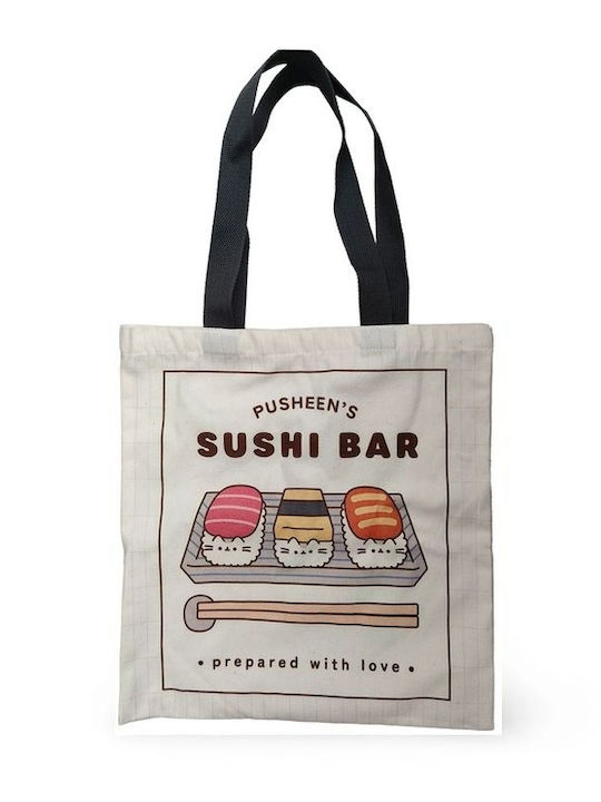 Επαναχρησιμοποιούμενη Tote Τσάντα Pusheen's Sushi Bar 37.5x40εκ Moses Επαναχρησιμοποιούμενη Tote Τσάντα Pusheen's Sushi Bar 37.5x40εκ Moses