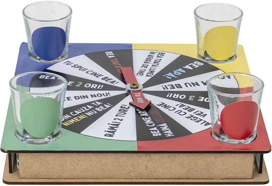 Joc Roulette De Petrecere 4 Pahare De Shot 21x21x3cm Z-tools Ext 10786