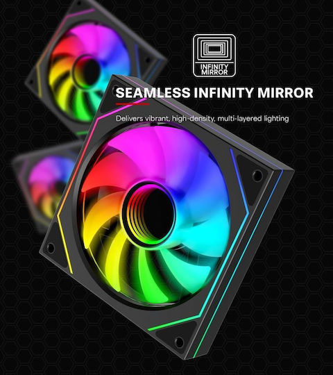 Xilence Xpf120U.ArGB Case Fan (1800rpm / 70cfm) με ARGB Φωτισμό