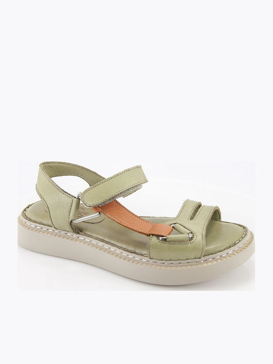 Sandale Casual Damă Din Piele Galbene
