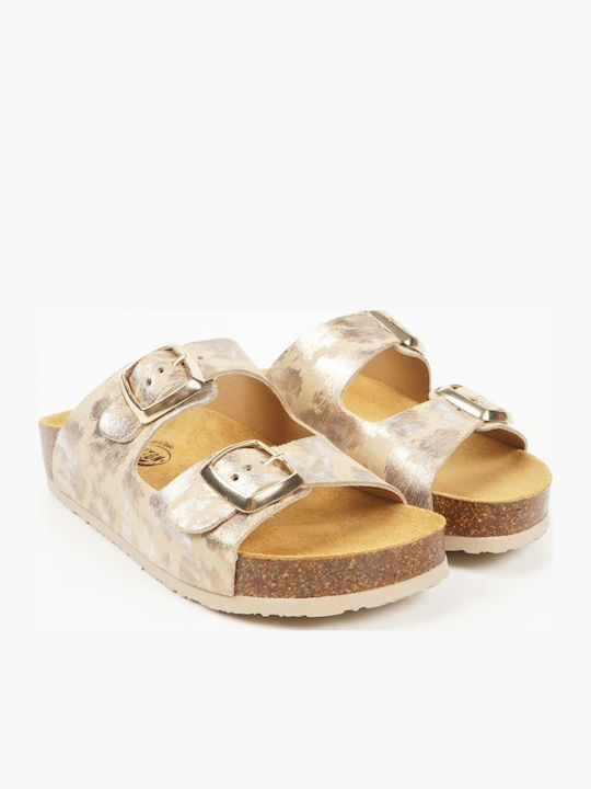 Leather Women's Anatomic Sandals Golf Camel