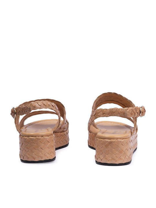 Sandale Casual Damă Flatforme Roz