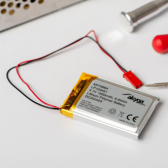 Akyga Li-Po Batterie 3.7V 1000mAh 1S für RC-Fahrzeug