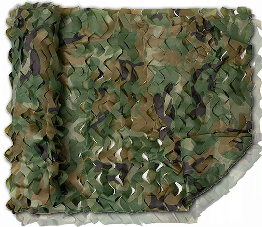 Plasă De Camuflaj Zola Oxford Poliester Rezistent La Apă 3 X 6 M Ușor De Instalată Verde