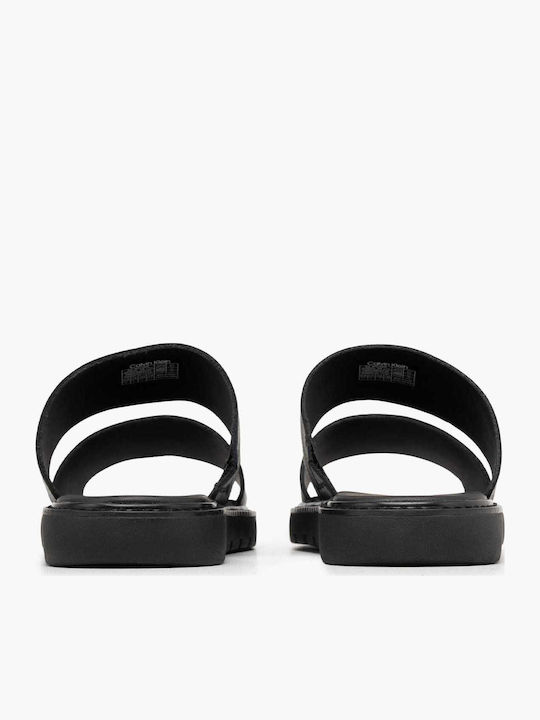 Sandale Casual Damă Din Piele Negre