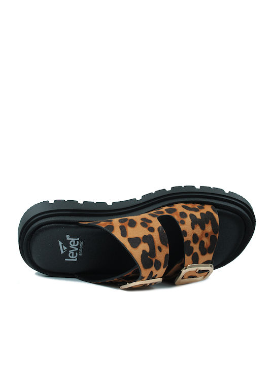 Damen Anatomische Flatforms Braun