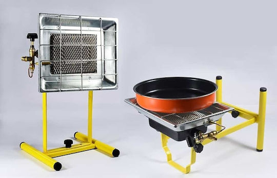 Keramik Herdplatte Brenner mit Ständer 3500w LPG Flasche 914