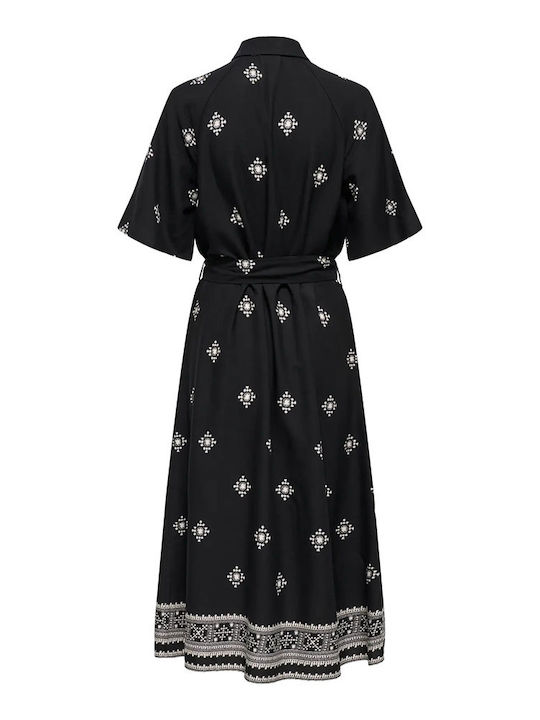 Midi Dress for Wedding / Christening Black