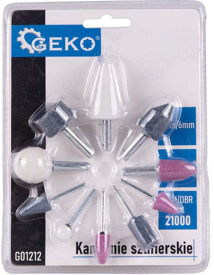 Geko G01212 Grinding Stones 3mm 10 Pieces
