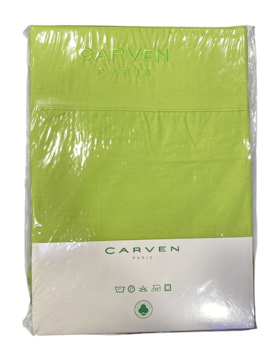 Carven Paris Bettlaken für Einzelbett 165x265cm Türkis