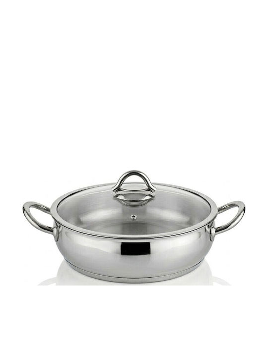 SteweHome Kochgeschirr-Set 10 Teile Silber 24cm