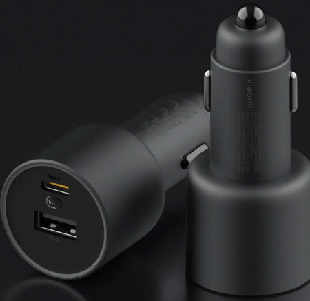 Xiaomi Φορτιστής Αυτοκινήτου 67W με Θύρες: 1xUSB 1xType-C Μαύρο Χρώμα