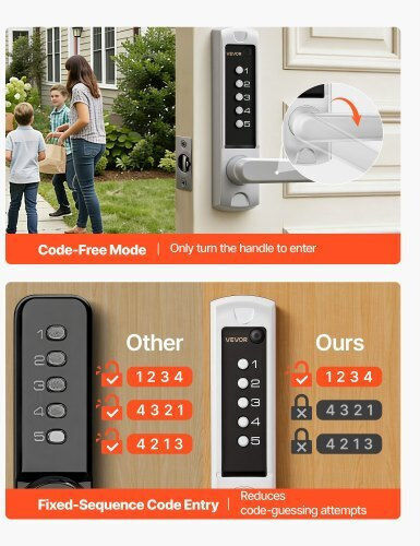 Vevor Electronic Lock in Silver Colour