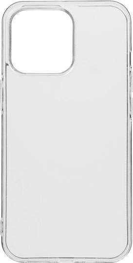 Obal:Me Back Cover Σιλικόνης 1mm Διάφανο (iPhone 13 Pro)