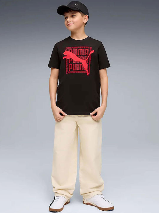 Παιδικό T-shirt Μαύρο Graphic