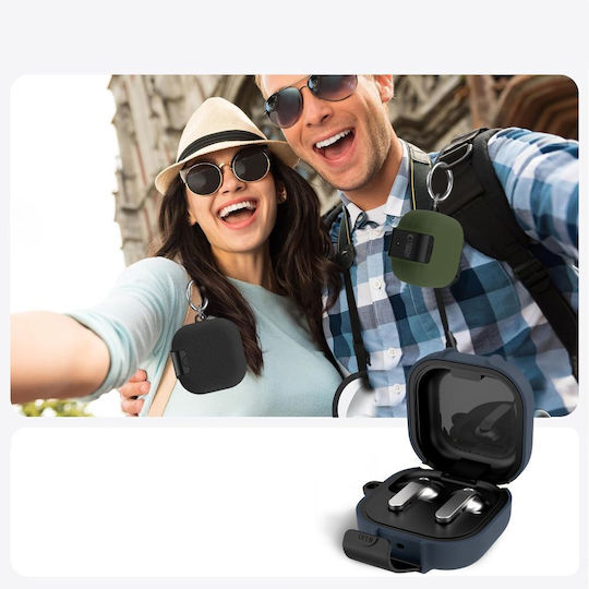 Tech-Protect Slim Kunststoffhülle Mit Haken In Grün Für Galaxy Buds4 / 4 Pro